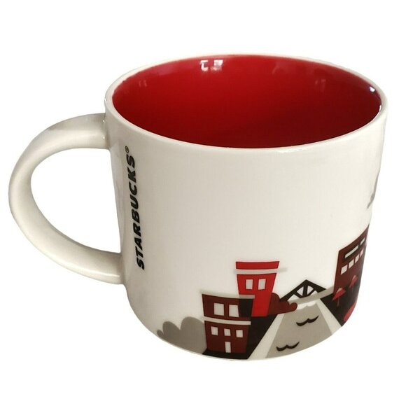 Starbucks Oklahoma Cup You Are Here Collection Coffee Mug Tea 14 Oz Red 2016 - Picture 7 of 8